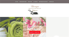 Desktop Screenshot of institutdebeauteveronique.com